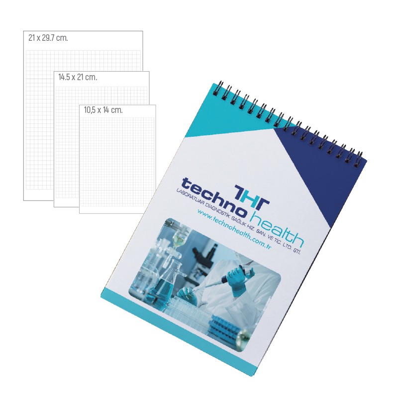 KP02119-1015 Üstten Spiralli Bloknot